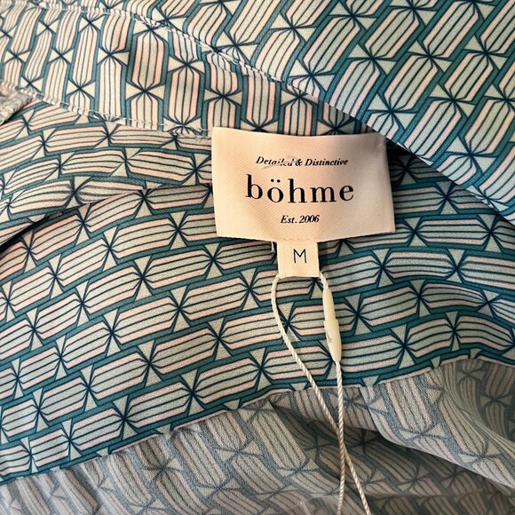 NWT Bohme Button Up Blouse, Size M - Picture 6 of 7